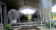 Oil Palm fiber rotary dryer plant